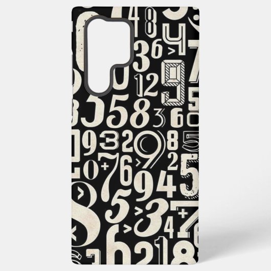 Coque Samsung Galaxy Nombres (Verso)