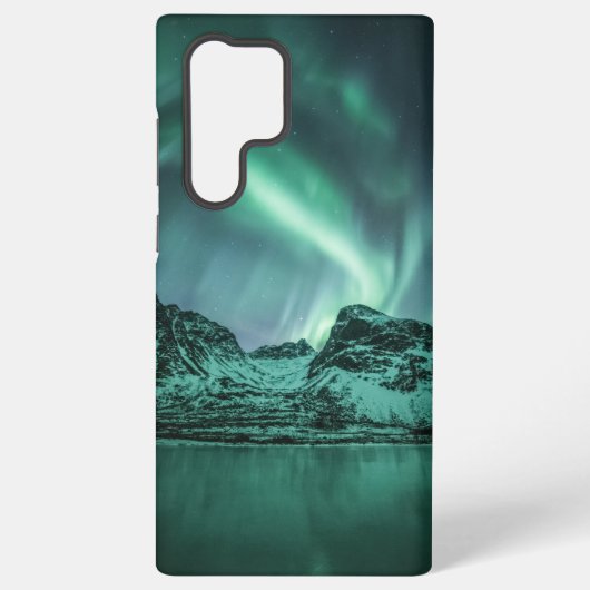 Coque Samsung Galaxy Northern Lights Nature Photo (Verso)