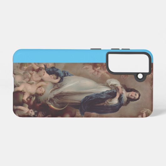 Coque Samsung Galaxy Notre-Dame de l'Immaculée Conception (Verso Horizontal)