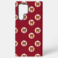 Nounours mignons en cercle blanc motif