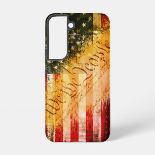 Coque Samsung Galaxy NOUS LE PEUPLE Vintage Rock drapeau américain