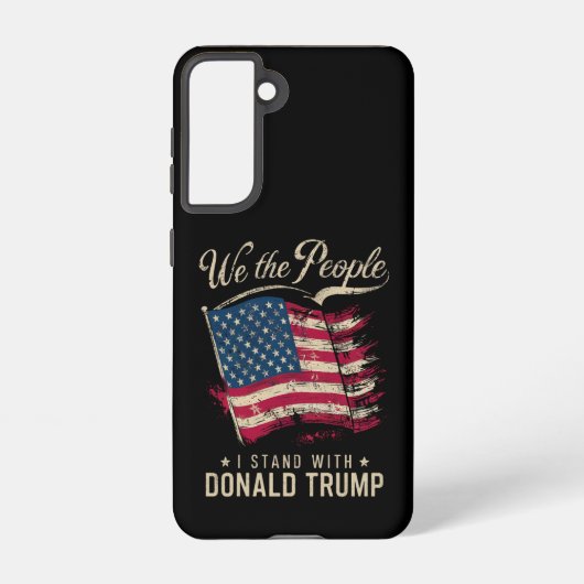 Coque Samsung Galaxy Nous, Les Gens Avec Qui Je Suis Conjoint À Donald (Verso)