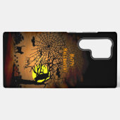 Coque Samsung Galaxy Nuit d'Halloween, Joyeux Halloween ! (Verso Horizontal)