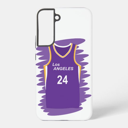 Coque Samsung Galaxy Numéro d'uniforme de Los Angeles Sparks 24 (Verso)