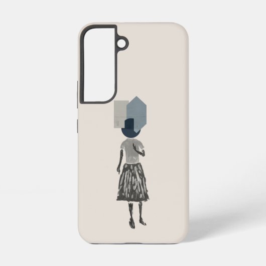 Coque Samsung Galaxy objet_14_une femme_1 (Verso)
