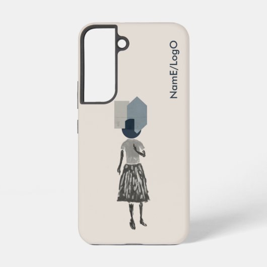 Coque Samsung Galaxy objet_14_une femme_1 (Verso)