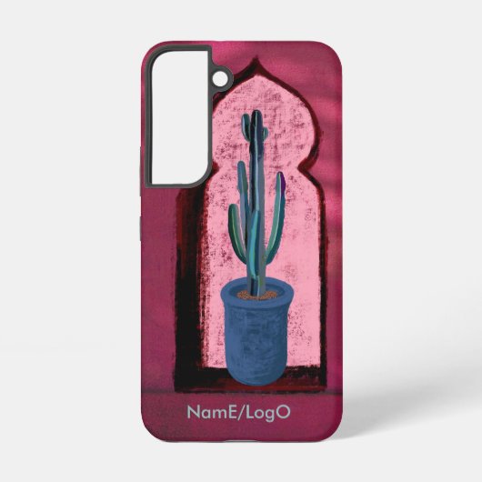 Coque Samsung Galaxy objet_21 une fenêtre avec un cactus (Verso)