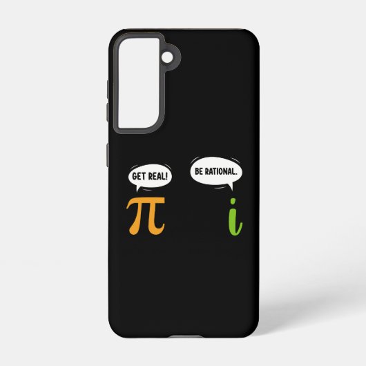 Coque Samsung Galaxy Obtenir Réel Être Rationnel Funky Math Pi Geek Jou (Verso)