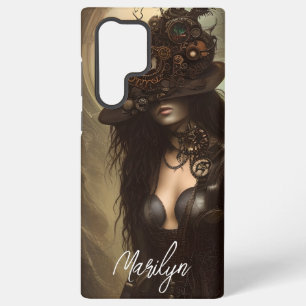 Coque Samsung Galaxy Œuvre d'art originale Steampunk Cachez Vos Yeux