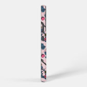 Coque Samsung Galaxy Oiseaux et fleurs roses (Côté droit)