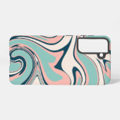 Coque Samsung Galaxy Ondes de couleur Abstraites (Verso Horizontal)