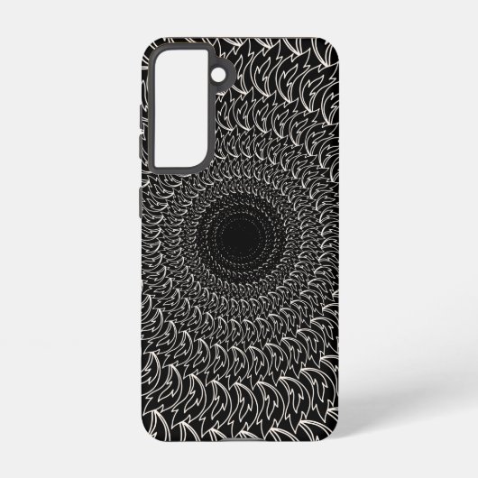 Coque Samsung Galaxy Ondes motifs concentriques géométriques répétées p (Verso)