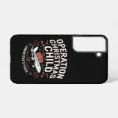 Coque Samsung Galaxy Opération Noël Enfant drôle Famille correspondant (Verso Horizontal)
