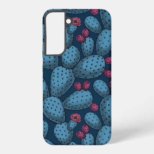 Coque Samsung Galaxy Opuntie de floraison (Verso)