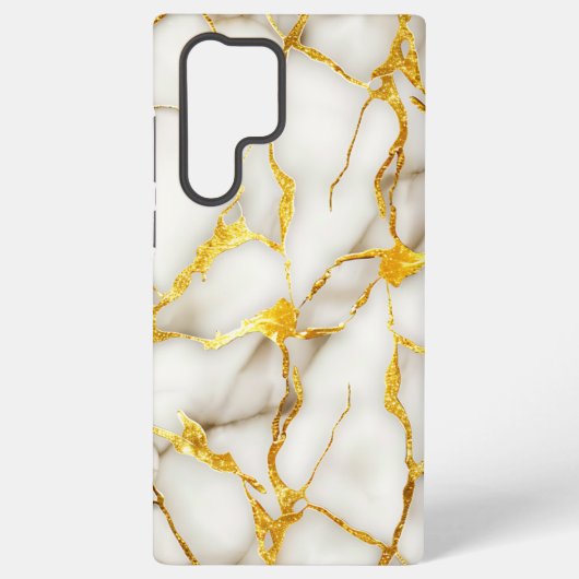 Coque Samsung Galaxy Or blanc japonais Kintsugi (Verso)