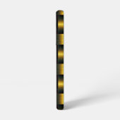 Coque Samsung Galaxy Or noir en latte dorée (Côté gauche)