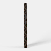 Coque Samsung Galaxy Orange and Brown Zigzag Pattern (Côté droit)