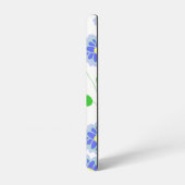 Coque Samsung Galaxy Orange Cat Floral Samsung Galaxy Case – White (Côté gauche)