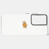 Coque Samsung Galaxy Orange jaunâtre, Jaune orangé (Côté gauche)