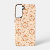 Coque Samsung Galaxy Orange Peace Floral (Verso)