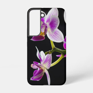 Coque Samsung Galaxy Orchidée blanche et violette