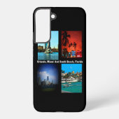 Coque Samsung Galaxy Orlando, Miami, South Beach Collage (Verso)