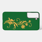 Coque Samsung Galaxy Ornamental Floral Flower Design  (Verso Horizontal)