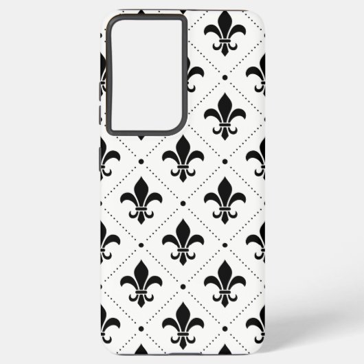 Coque Samsung Galaxy Ornement traditionnel Royal Lily Samsung Coque (Verso)