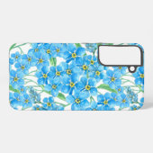 Coque Samsung Galaxy Oublie-moi pas un motif sans soudure (Verso Horizontal)