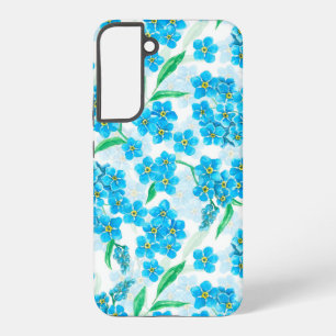 Coque Samsung Galaxy Oubliez-moi pas les fleurs d'aquarelle