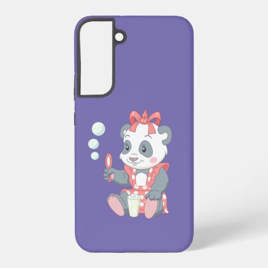 Coque Samsung Galaxy ours, bulles (Verso)