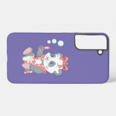 Coque Samsung Galaxy ours, bulles (Verso Horizontal)