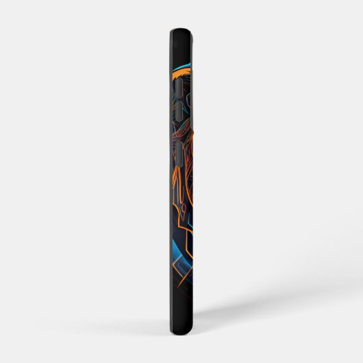 Coque Samsung Galaxy Ours noir futuriste (Côté droit)