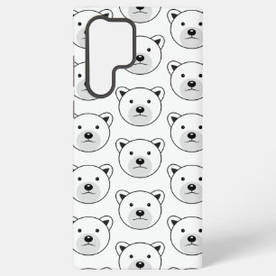 Coque Samsung Galaxy Ours polaire caricature mignon