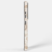 Coque Samsung Galaxy Paisley en beige esthétique moderne Tan Brown (Côté droit)