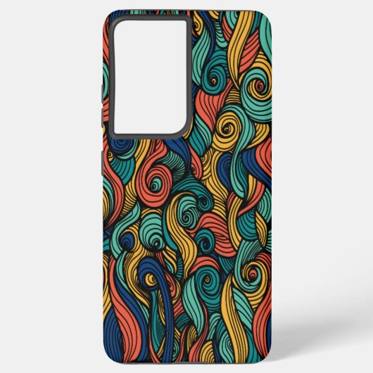 Coque Samsung Galaxy Paisley haché (Verso)
