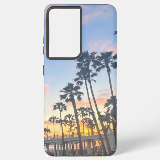 Coque Samsung Galaxy Palmiers à Oceanside California Pier
