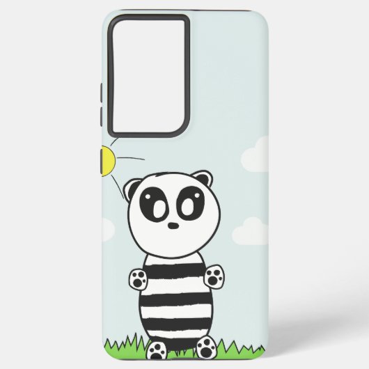 Coque Samsung Galaxy Panda Kids (Verso)