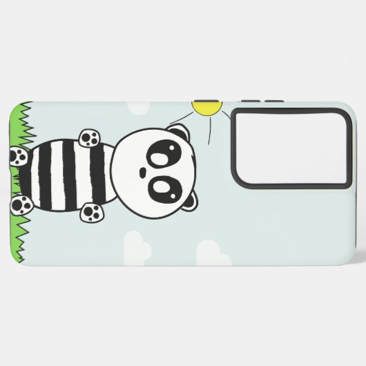 Coque Samsung Galaxy Panda Kids (Côté gauche)
