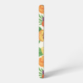 Coque Samsung Galaxy Pansies sur blanc cassé (Côté gauche)