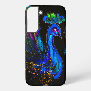 Coque Samsung Galaxy Paon fantaisiste peint