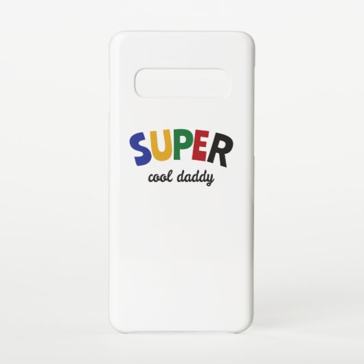 Coque Samsung Galaxy Papa super cool (Dos)