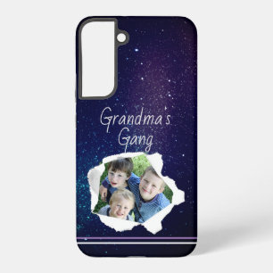 Coque Samsung Galaxy Papier photo personnalisé perforé Texte personnali