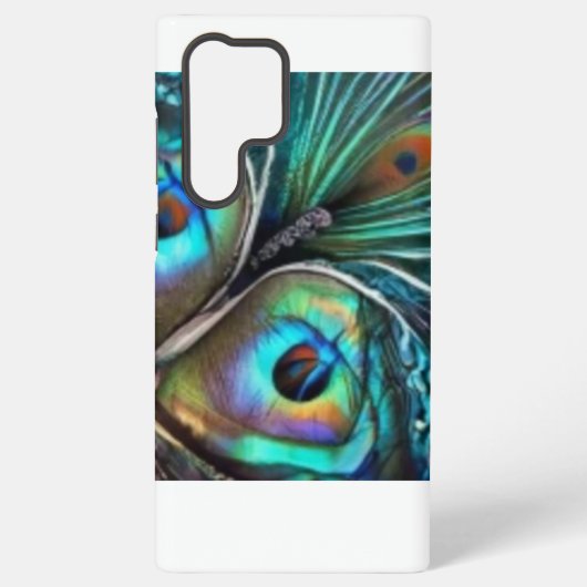 Coque Samsung Galaxy papillon abstrait1 (Verso)