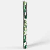 Coque Samsung Galaxy Papillons bleu-vert (Côté droit)