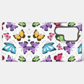 Coque Samsung Galaxy Papillons volants colorés (Verso Horizontal)