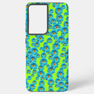 Coque Samsung Galaxy Pâquerettes bleues