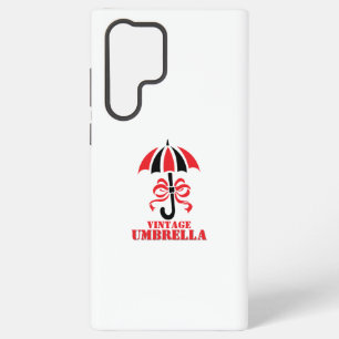 Coque Samsung Galaxy Parapluie Vintage Élégant avec Nœud en Ruban