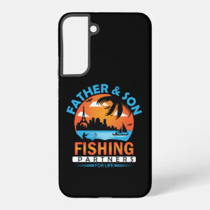 Coque Samsung Galaxy Partenaires de pêche père et fils pour la vie