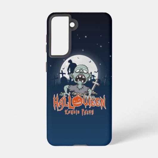 Coque Samsung Galaxy Parti Zombie d'Halloween | (Verso)